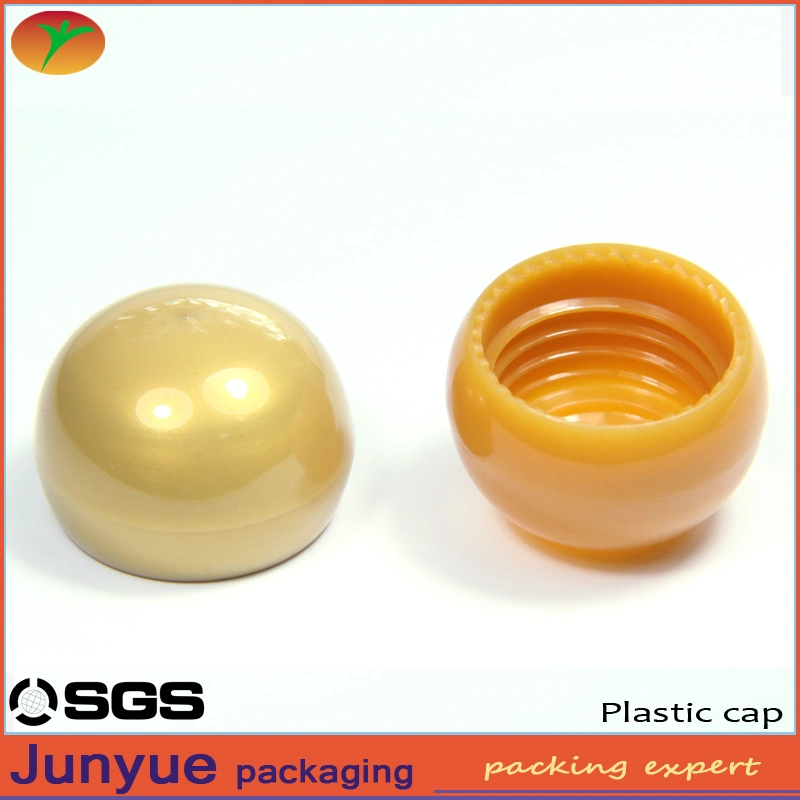 Smooth Ball Shape Plastic Bottle Screw Closure of Cosmetic Packaging