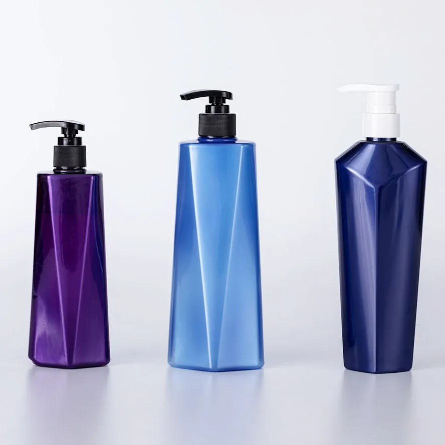 Fábrica 500ml desinfetante para lavagem das mãos plástico cosmético branco transparente garrafa pet com bomba